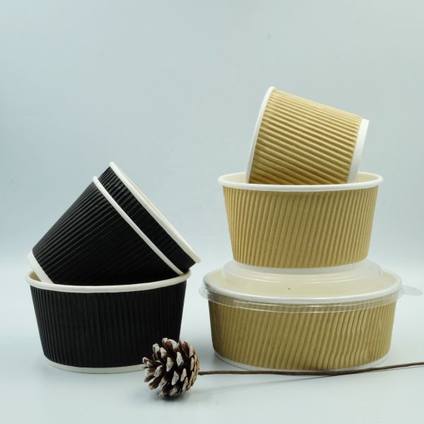 Ripple Wall Thermal Food Bowl 350ml 520ml 720ml