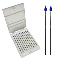 Écouvillon collant d'astuce de la poussière bleue de silicone pour le Cleanroom Dispoable