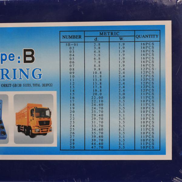 High Temperature Resistant O-Ring Box Service Kit Set for NBR Hydraulic Cylinder