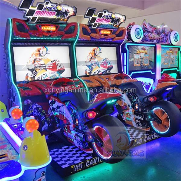 110V/220V/230V Voltagem Moto GP Simulador Máquina de jogo de arcade para design personalizado