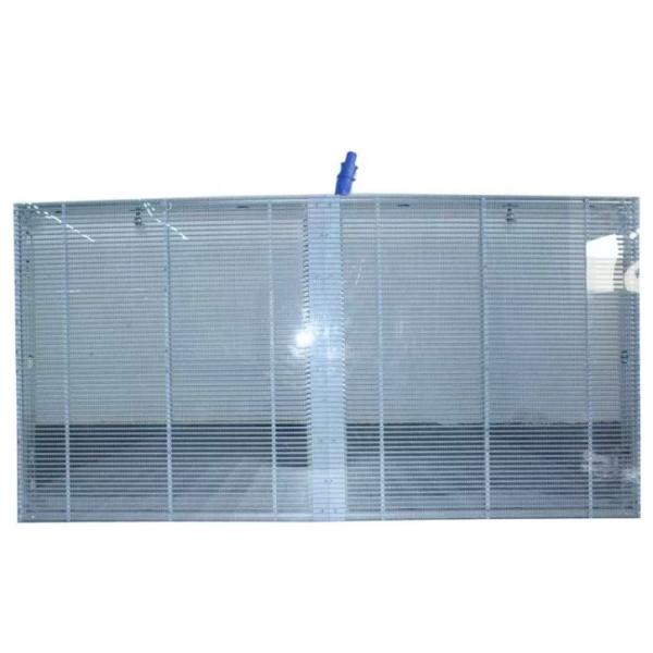 P2.8 P3.91 Ice Curtain Glass Video Wall Panel Clear Window Shop Advertising