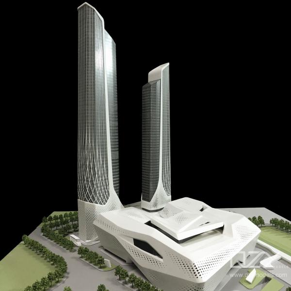 ZHA - 1/500 Модель Нанкинского молодежного олимпийского центра