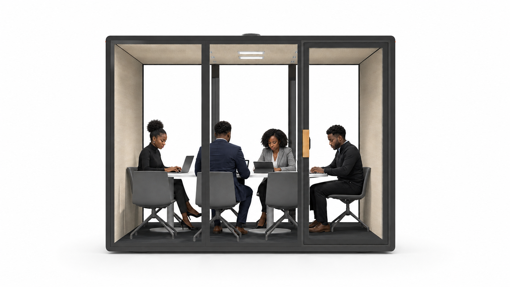 B2B 6-Person Acoustic Meeting Pod for Office Fit-Out Projects
