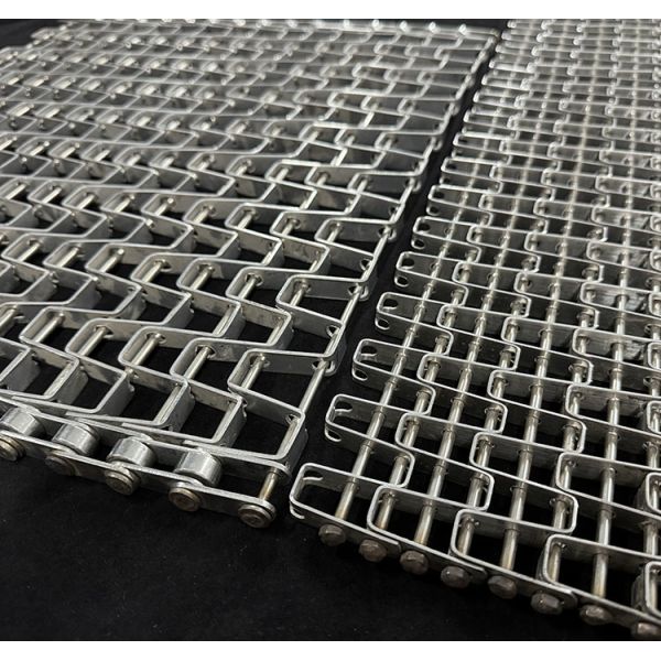 Customized Stainless Steel 304 Great Wall Conveyor Belt Horseshoe Honeycomb Conveyor Belt  for Washing Draining and Drying