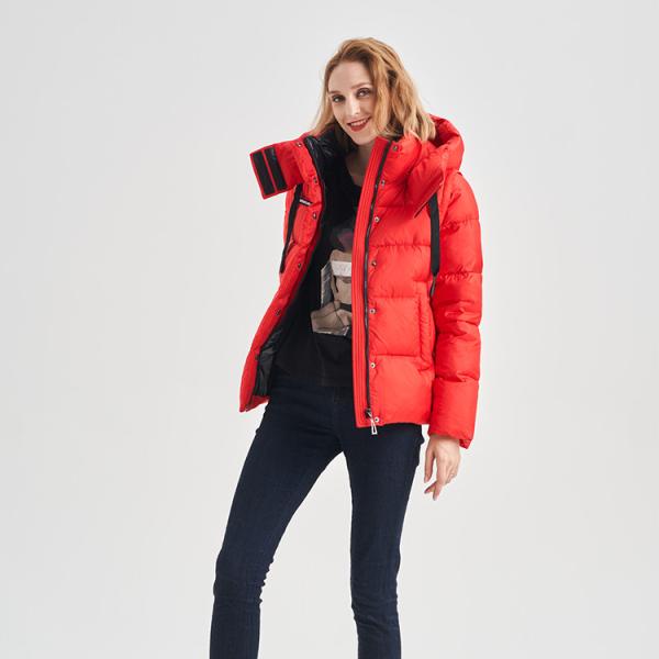 FODARLLOY 2022 innovative products Warm Hooded Lady Thin Cotton-padded Jacket Women Coat Lightweight Luxury Down Foldable Jacket