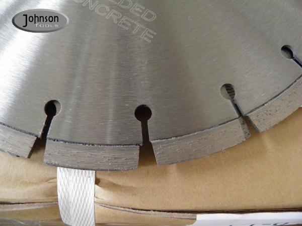 12inch/300mm Concrete Cutting Blades, Laser welded saw blade fro cured concrete cutting, 12mm height,  Center hole 20mm.