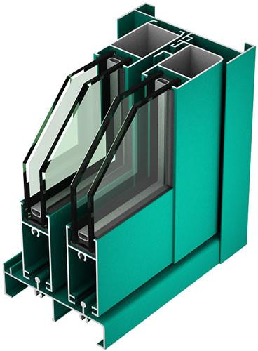 Horizontal Sliding Window Aluminum Profile Aluminium Alloy 6063 6005 T5 T6