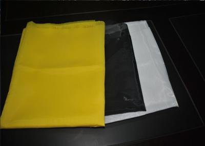 Tela de malha de alta elasticidade do poliéster 120 com cor resistente aos ácidos, amarela