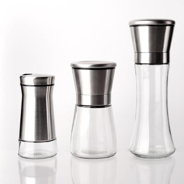 Fabricante Recipiente de armazenamento de alimentos Recipiente de cozinha 4 oz frascos de especiarias de vidro com tampa