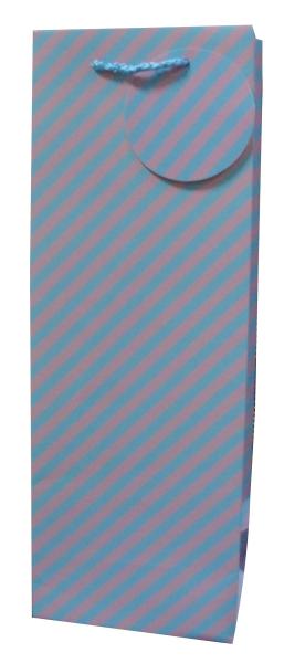Custom Decorative Wine Bottle Paper  Bag Kraft Paper Gift Bag