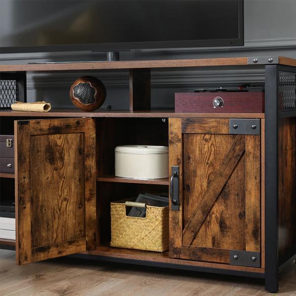 Industrial TV Cabinet, Television Television Console Cabinet, TV Stand with Door, ULTV047B01