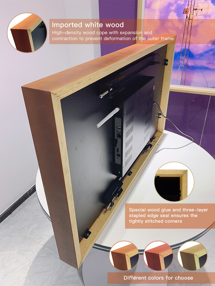 Стена слепимости HD 4k анти- установила дисплей фото Signage 43Inch LCD цифров
