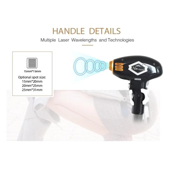 Канал микрофона 4D 1600w 808 Диодная лазерная эпиляция Y9 Pro