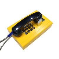 IP55 Análogo DC12V POE Resistente al vandalismo Teléfono SIP GSM Pantalla LCD