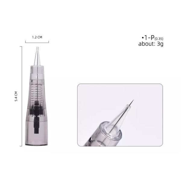 Agulhas plásticas de aço inoxidável do cartucho da tatuagem de 0.25mm 3RS 5RS 7RS