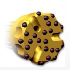 Low Air Pressure Drill Button Bit 125mm Diameter With Flat Face