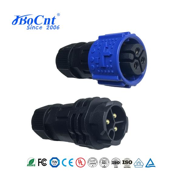 M20 Circular Connectors Waterproof Panel Mount Connector 3 Pin