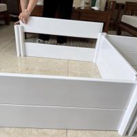 Ventilated Vinyl Fence Flower Box Better Drainage Rectangular Shape