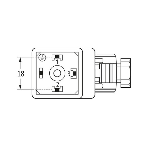 7000-29401-0000000 MURR ELEKTRONIK SVS VALVE PLUG FORM A 18MM FIELD-WIREABLE (Включаемая на поле)