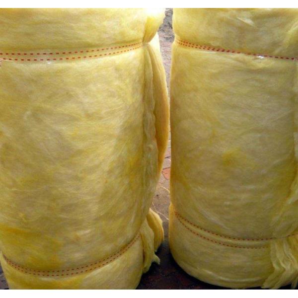 Sound Absorbing Fireproof Roofing Felt Glass Cotton Roll 15-180mm Thickness