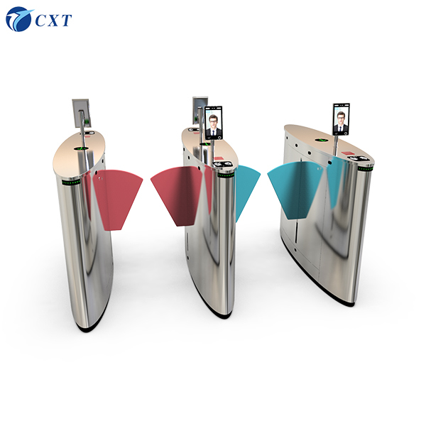 Barrera de solapa para aeropuerto, ancho de paso de 550 mm, acero inoxidable 201 para exteriores, 120TY