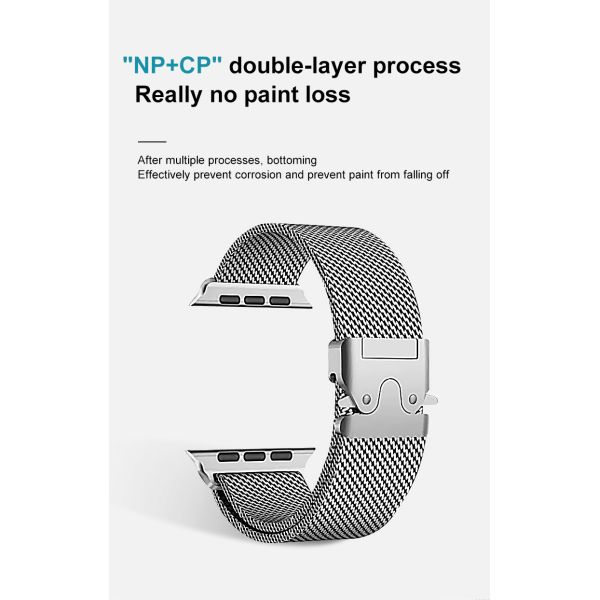Soft, Skin-friendly Stainless Steel Watch Band