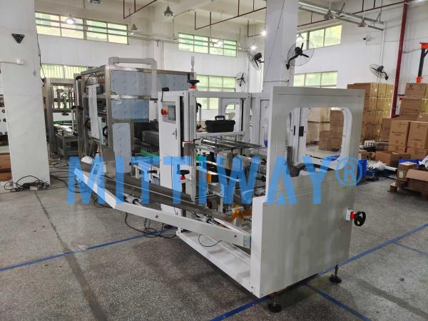 380V / 50HZ Carton Box Erector Machine With Touch Screen Operating System