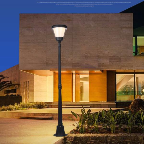 Solar LED Outdoor Home Yard Lamp Villa Lawn Lamp Waterproof Super Bright High Pole Street Lamp
