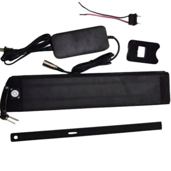 Silver Fish Lithium Battery 48V 25Ah Length 630mm with charger For E Bike