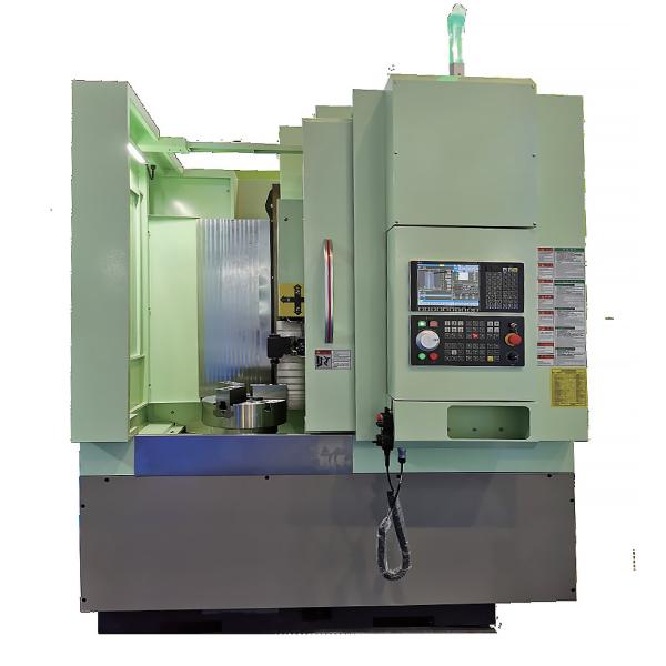 Large Scale CNC Vertical Lathe Machine High Precision Servo Turret