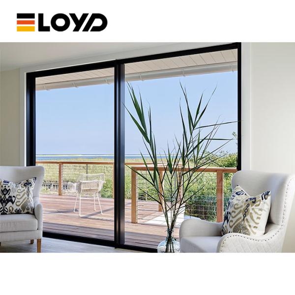 Heavy Duty Commercial Sliding Door Double Clear Tempered Glass