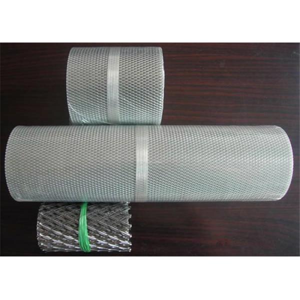 304 316 316l Expanded Wire Mesh , Stainless Steel Diamond Shape  Expanded Mesh Fabric 5 - 80mm Length
