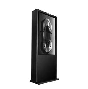 Double Sides IP65 75 inch High Brightness Digital Signage For Bus Shelter