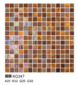 KG series Foshan glass mosaic for bathroom decor KG347