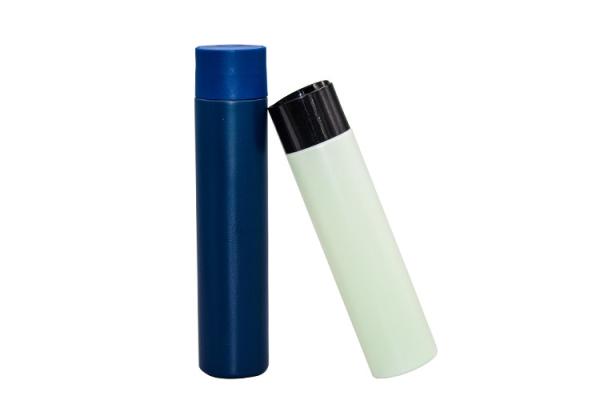 O aperto plástico do PE do tampão superior do disco engarrafa 250ml 300ml para a garrafa do condicionador de cabelo do leite do banho