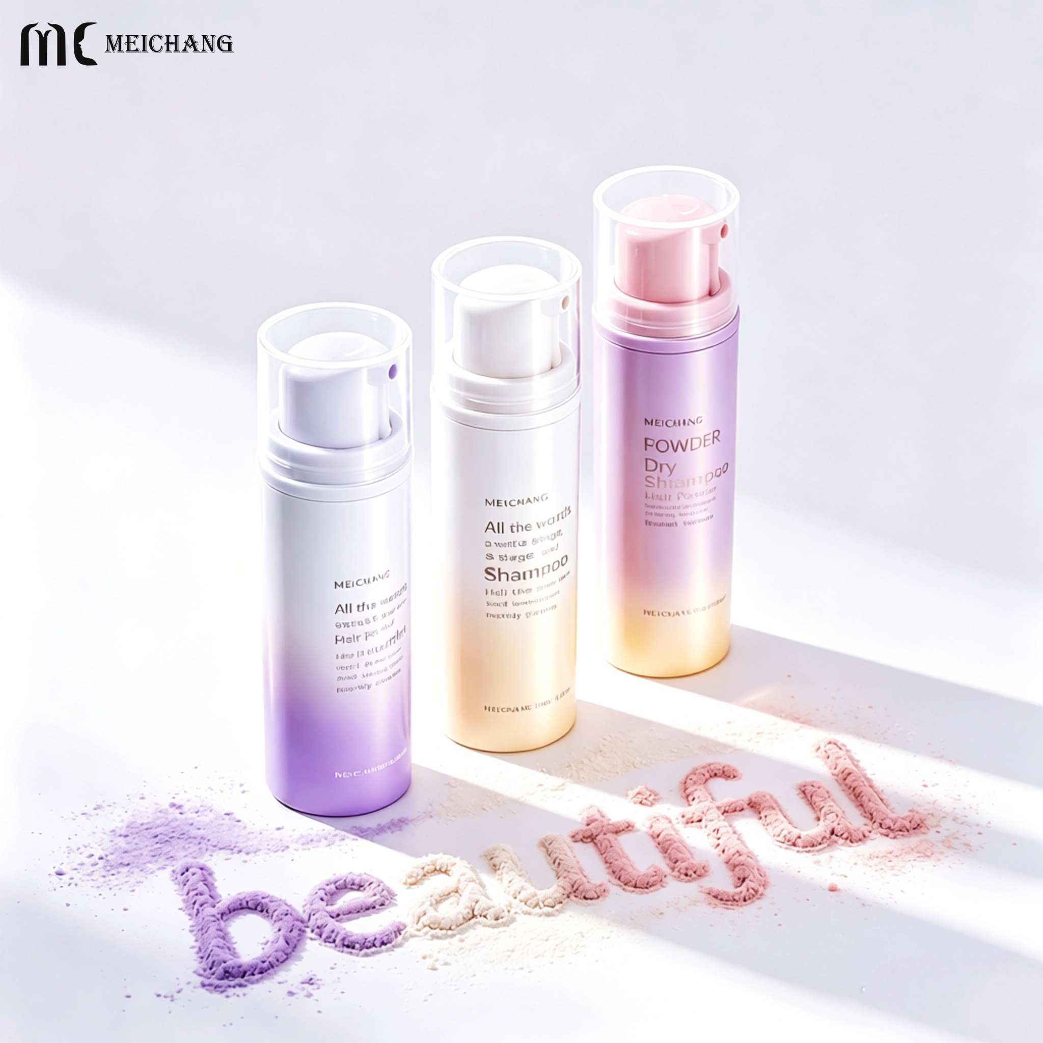 Eco-Friendly PP Dry Powder Spray Bottle for Makeup & Body Glitter (MC-1514)