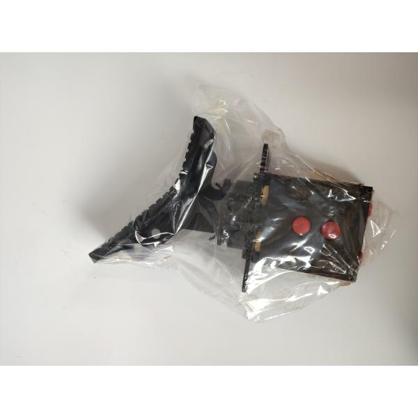 Válvula do pedal do dobro do preto do controle do pé dos componentes da máquina escavadora do ferro