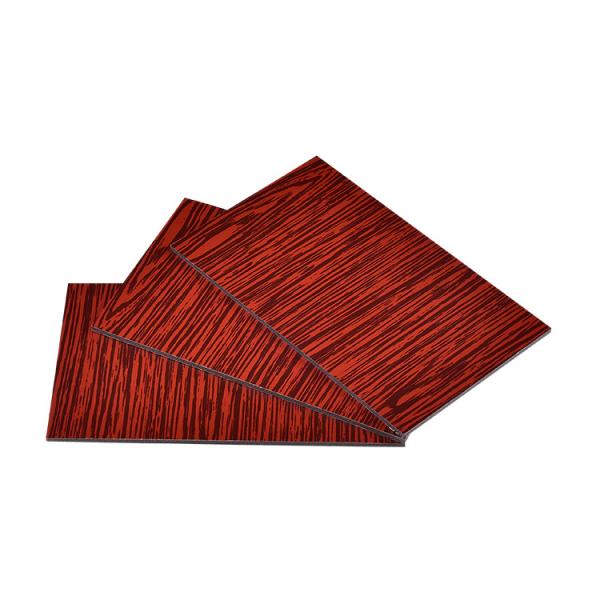 PE/PVDF Coated Wooden Aluminum Composite Panel Lightweight