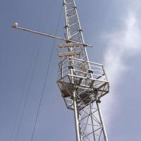 Q345 a galvanisé la télécommunication en acier tubulaire de tour