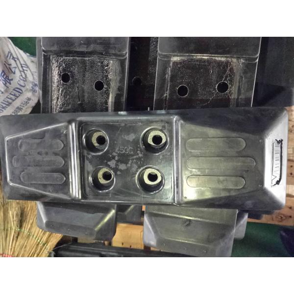 Легкие прикрепляясь роли тангажа 154мм резиновых колодок 154-450К экскаватора двойные