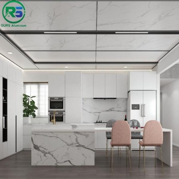 tuile de construction décorative de mur extérieur de panneau en aluminium de nid d'abeilles de 3D PVDF tégulaire