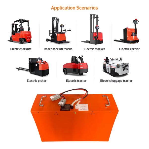 BMS LFP Fork Truck Battery Forklift Battery 48 V 24V 25.6V 20Ah~300Ah