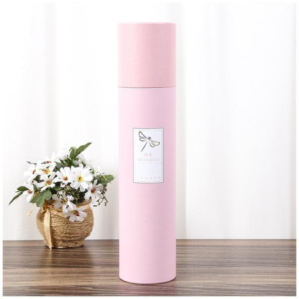 Цилиндр картона сусального золота упаковывая упаковку цилиндра чая 120gsm Kraft бумажную