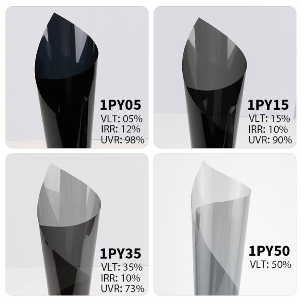 Ultra Hd 1.52*30M Heat Resistant Privacy Protection 1ply Window Solar Film / Carbon Tint Film For Car