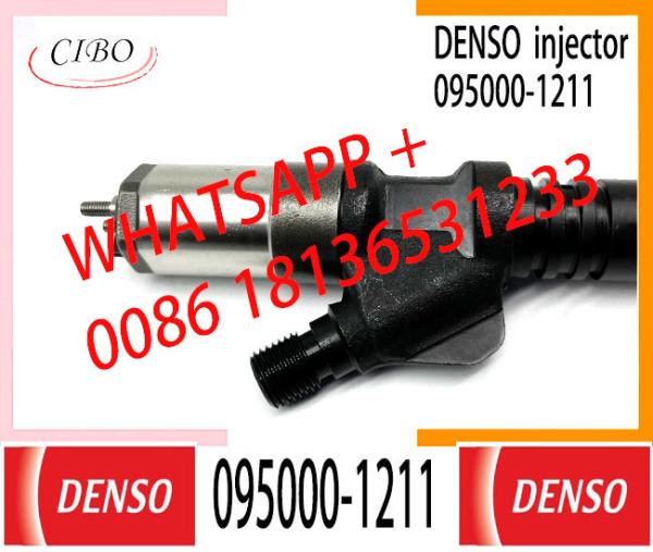 Inyector de combustible caliente de la venta 095000-1211 para el motor SA6D125E del excavador PC400-7 PC450-7