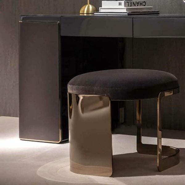 Tabela moderna da vaidade da madeira maciça 0.75m com molho contemporâneo moderno iluminado do espelho 1.2m