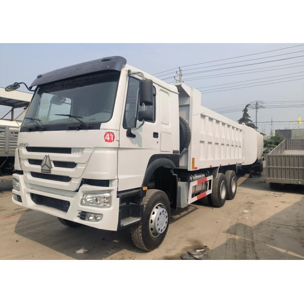 Sinotruk Howo Used Tipper Dump Trucks 371Hp Or 375 Hp 6 × 4  Refurbishment
