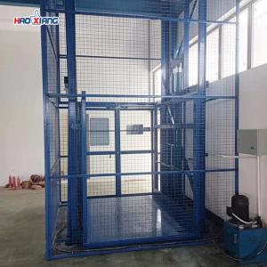 2-Story Hydraulic Freight Lift - 4 Ton Capacity, Anti-Fall Protection,
