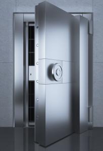 UL Certified Width 1500mm Vault Room Door For Confidential Document