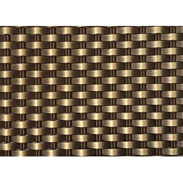 Панель сетки 11.8kgs/M2 металла декоративных ресторанов PVD архитектурноакустическая